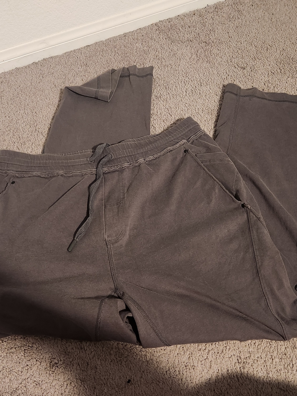 Lululemon Gray Drawstring Casual Pants